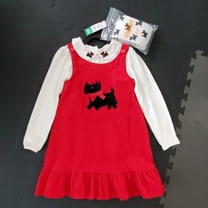 Gymboree Girls 3-Piece Corduroy Dress Set NWT 6X